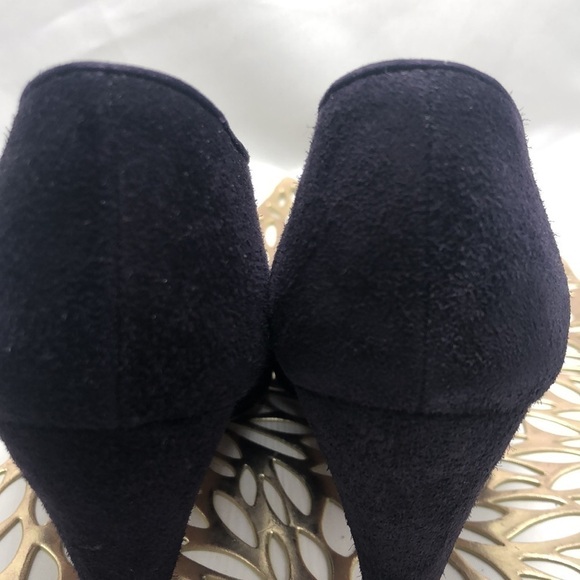 VIA SPIGA Made In Italy Purple Suede Unique Heels Size 6 - Picture 7 of 10